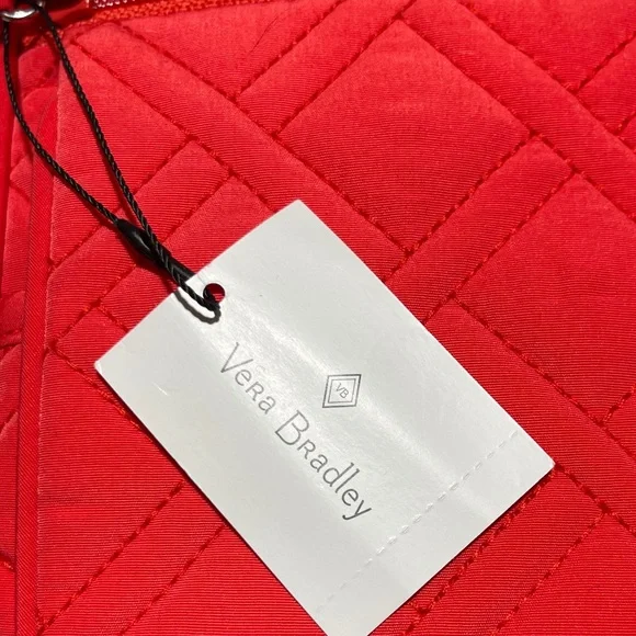 Vera Bradley Vibrant Red Quilted Crossbody Bag - Picture 2 of 8